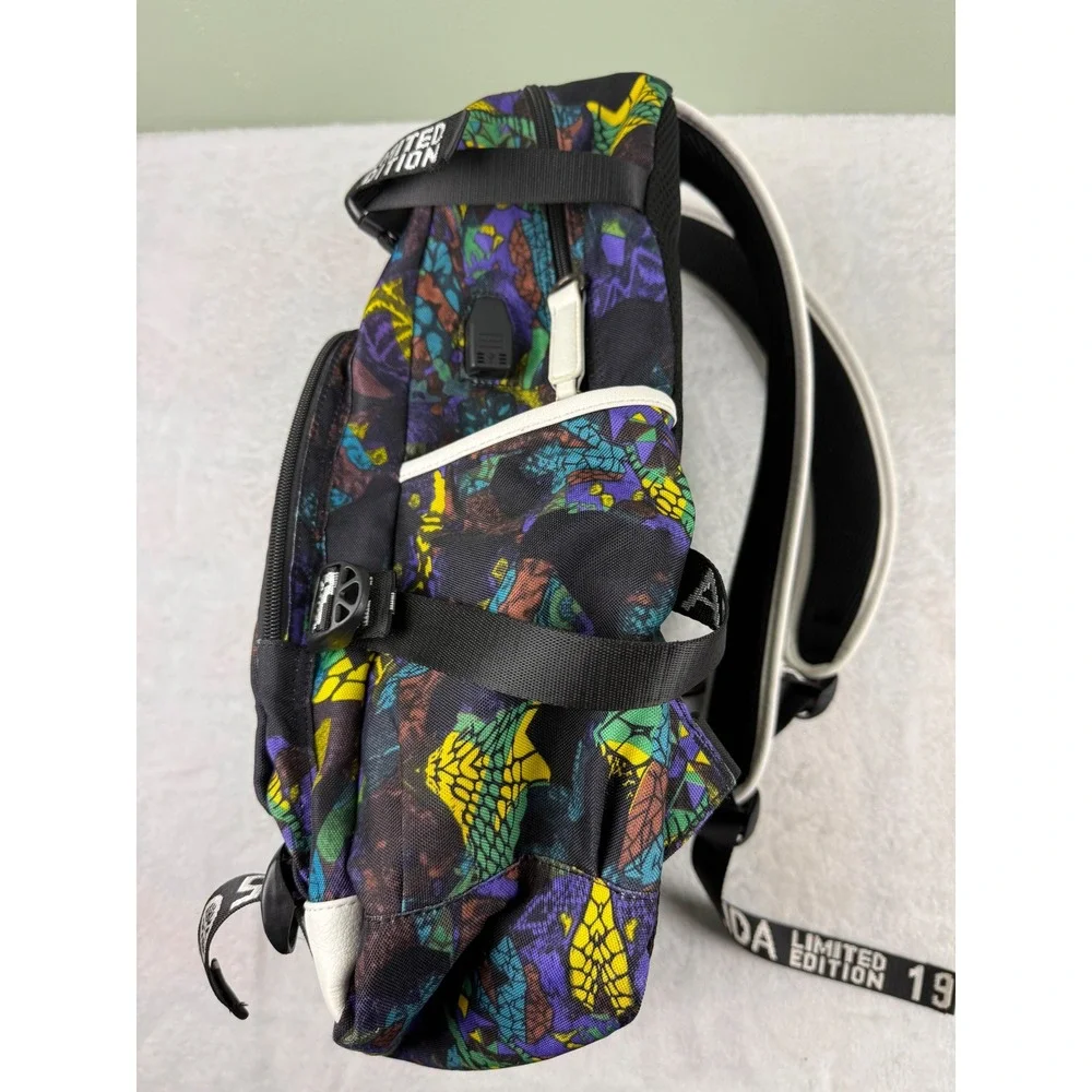 Milwaukee Bucks Giannis Antetokounmpo 34 Backpack NBA Multi Color Geometric Bag